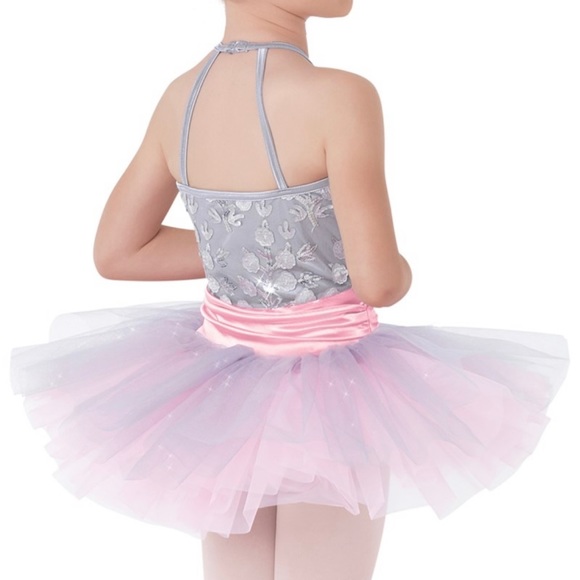 Weissman Pink & Gray Ballet Dance Costume - Picture 2 of 7